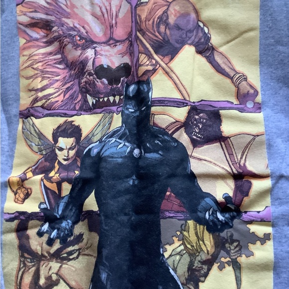 Marvel Black panther Graphic Gray Sweatshirt - Picture 3 of 6